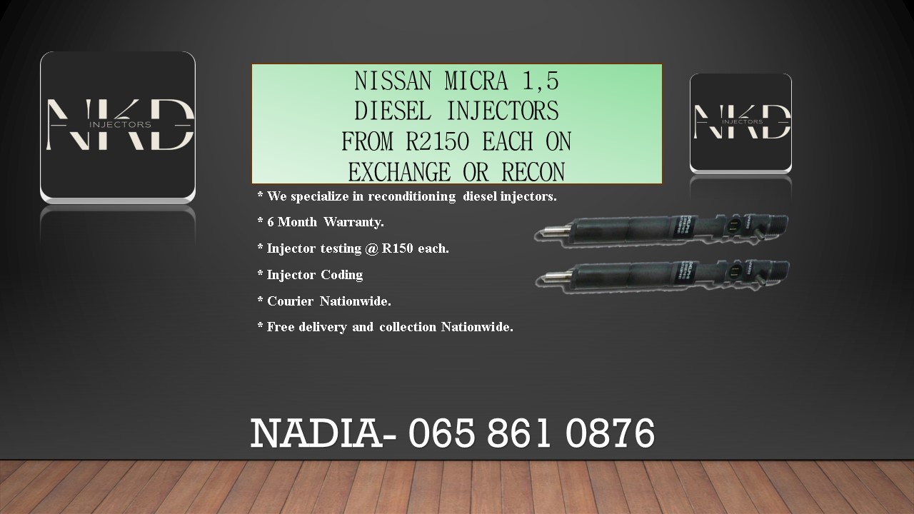 DIESE INJECTORS FOR NISSAN MICRA 1.5 - Private Seller DIESE INJECTORS FOR NISSAN MICRA 1.5 - Private Seller