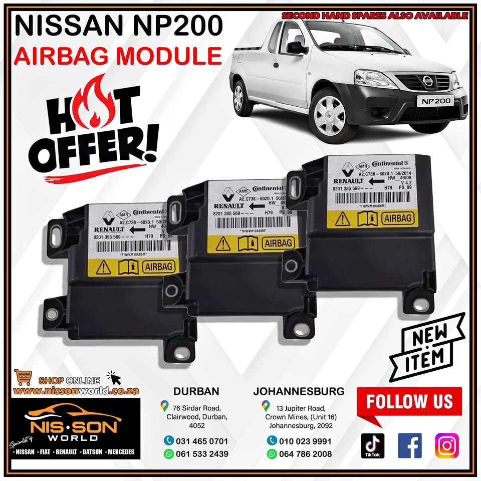 NISSAN NP200 AIRBAG MODULE - Private Seller NISSAN NP200 AIRBAG MODULE - Private Seller