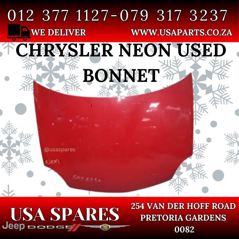 Chrysler Neon Used Bonnet - Private Seller Chrysler Neon Used Bonnet - Private Seller