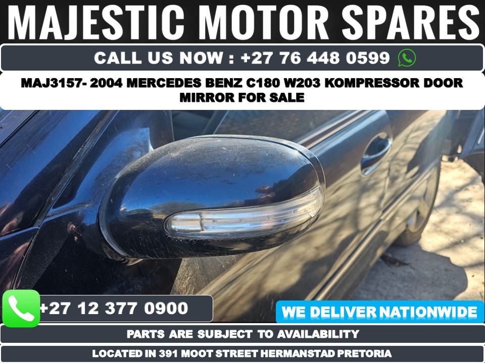 2004 Mercedes Benz C180 W203 door mirror - diamond black - Private Seller 2004 Mercedes Benz C180 W203 door mirror - diamond black - Private Seller