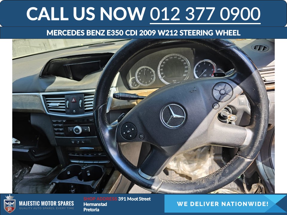 Mercedes Benz E350 CDI 2009 steering wheel used for sale - Private Seller Mercedes Benz E350 CDI 2009 steering wheel used for sale - Private Seller