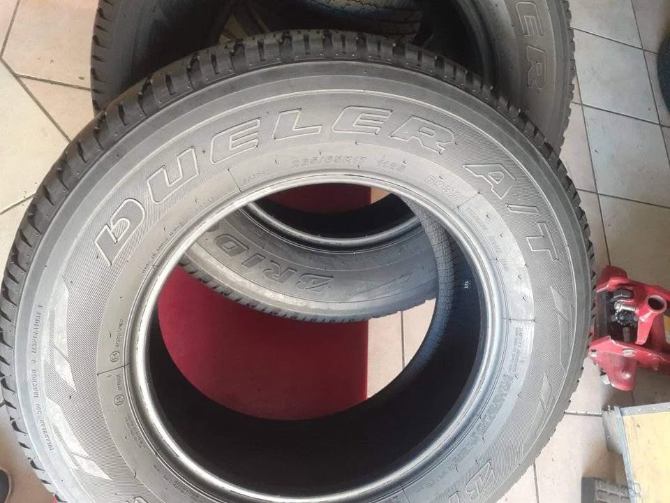Set of 265/65/17 Bridgestone Tyres for Sale. Contact - Private Seller