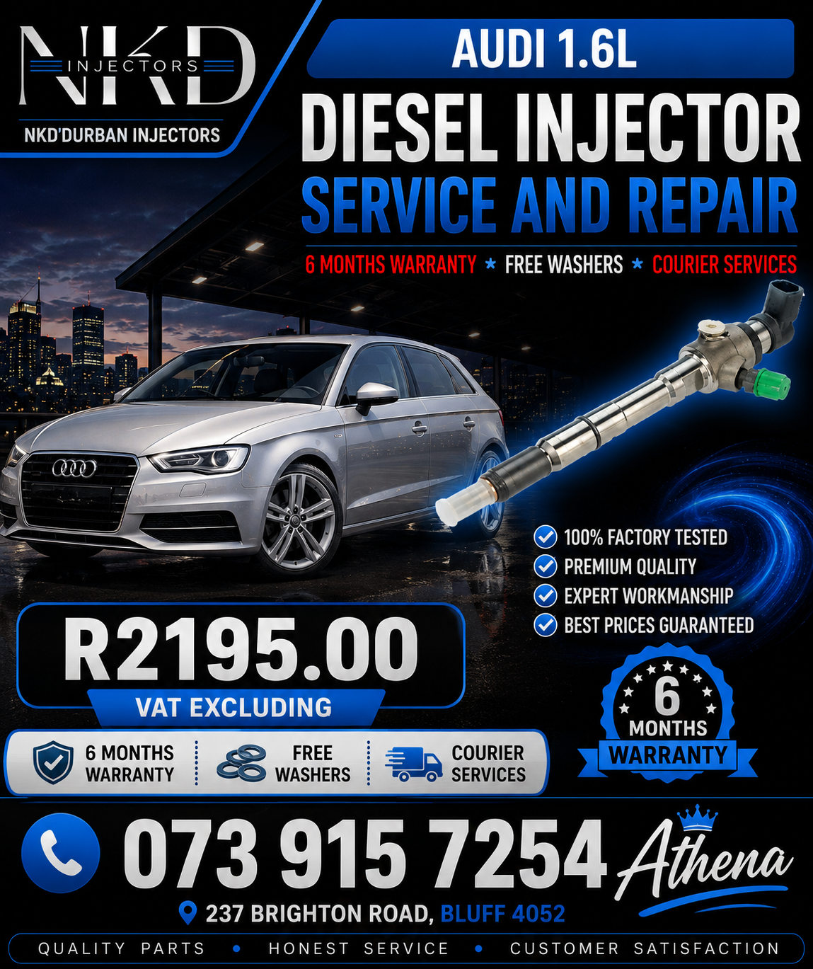 Recondition_Injectors_Audi_1.6L - Private Seller Recondition_Injectors_Audi_1.6L - Private Seller