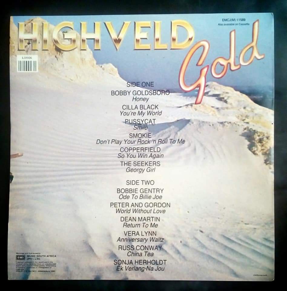 Highveld Gold LP Record