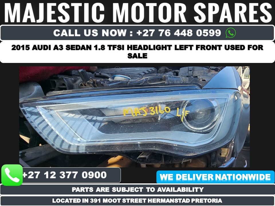 Audi A3 Sedan 1.8 headlights for sale 2015 - Private Seller
