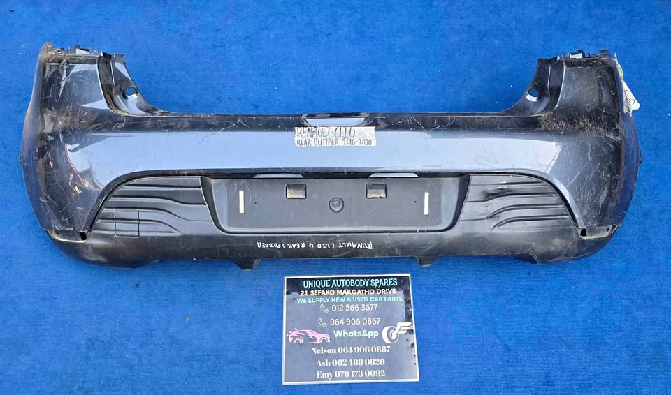 Renault Clio 4 Rear Bumper With Spoiler