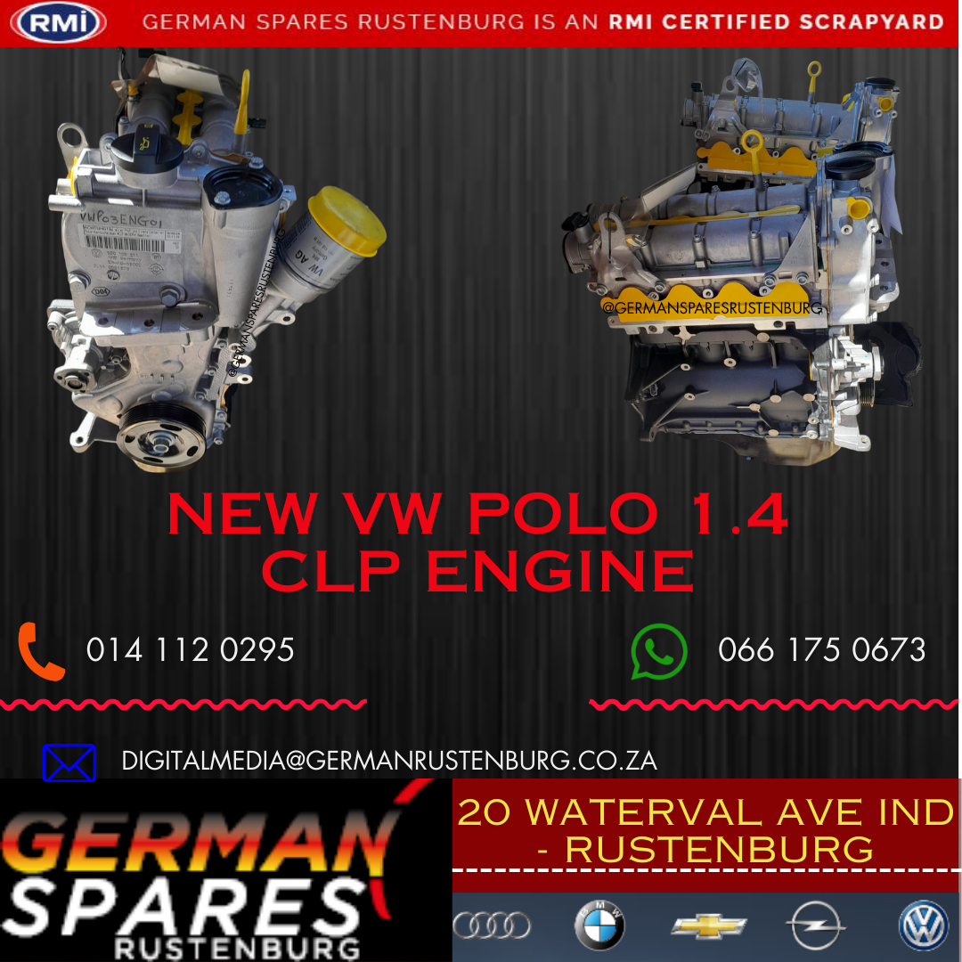 New Vw Polo 1.4 CLP Engine For Sale. 066 175 0673 014 112 0295 20 Waterval Ave I - Private Seller New Vw Polo 1.4 CLP Engine For Sale. 066 175 0673 014 112 0295 20 Waterval Ave I - Private Seller