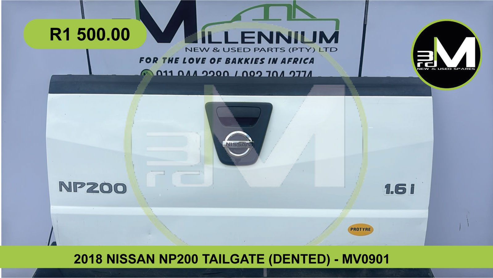 2018 NISSAN NP200 TAILGATE (DENTED) - MV0901 - Private Seller 2018 NISSAN NP200 TAILGATE (DENTED) - MV0901 - Private Seller