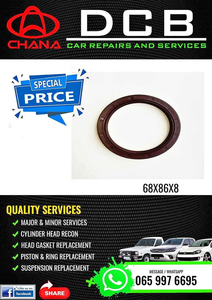 Chana star – Main crank seal 68x86x8 Chana star – Main crank seal 68x86x8