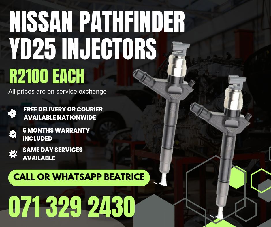 NISSAN PATHFINDER YD25 INJECTORS FOR SALE WITH WARRANTY ON - Private Seller