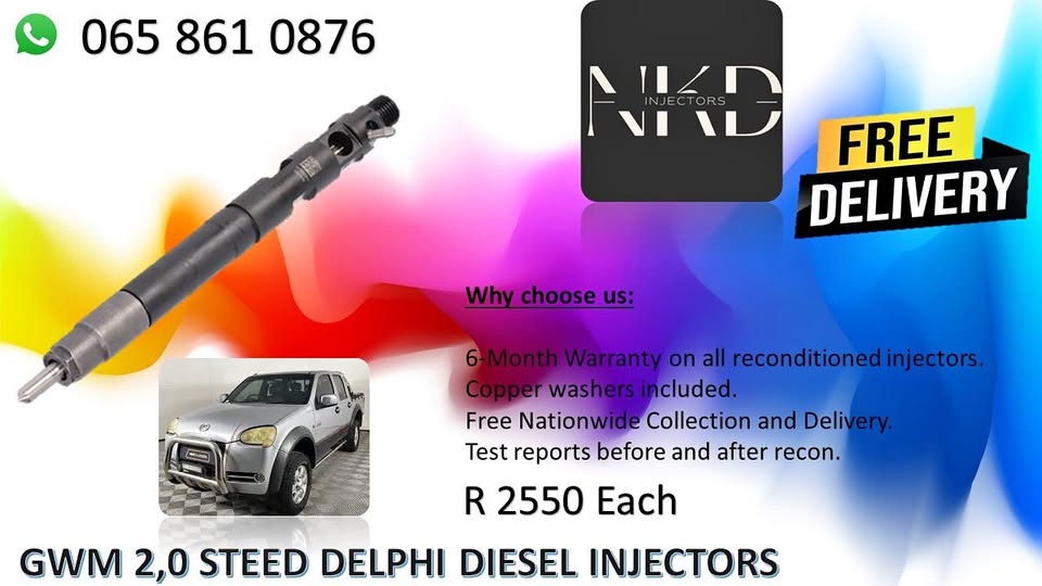 GWM STEED 2.0 DIESEL INJECTORS FOR SALE ON EXCHANGE OR RECON