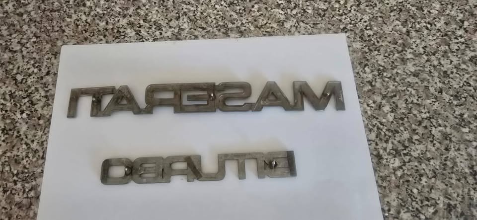 Maserati Biturbo Badges. - Private Seller Maserati Biturbo Badges. - Private Seller