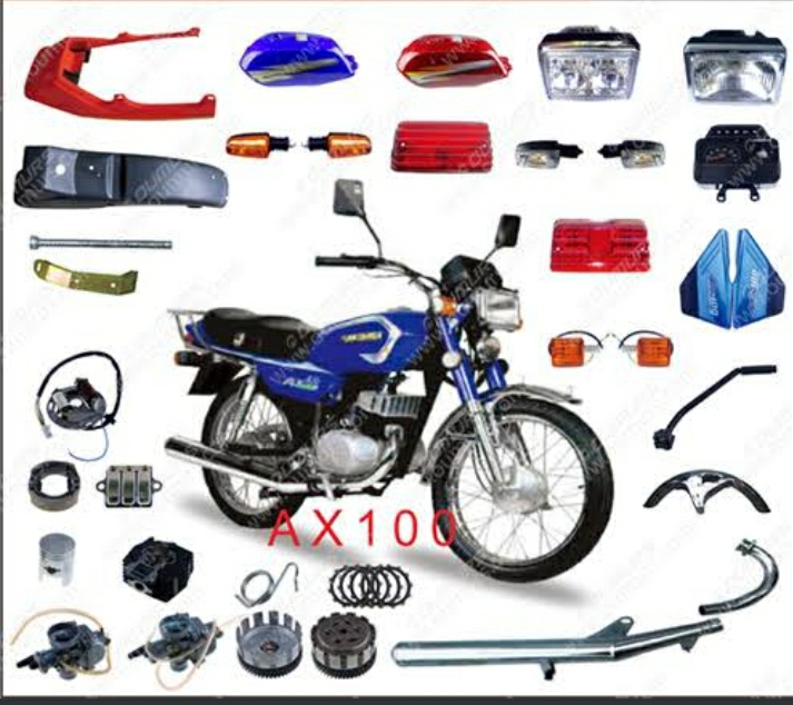 Motorcycle spare parts and accessories 