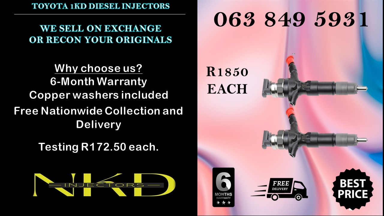 NKD INJECTORS FOR SALE - Private Seller