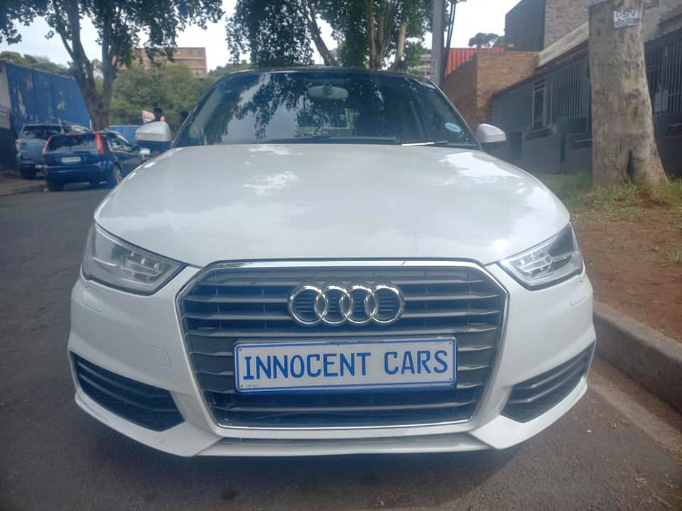2013 AUDI A1 TFSI HATCHBACK 1.4 PETROL, AUTOMATIC, WHITE COLOR