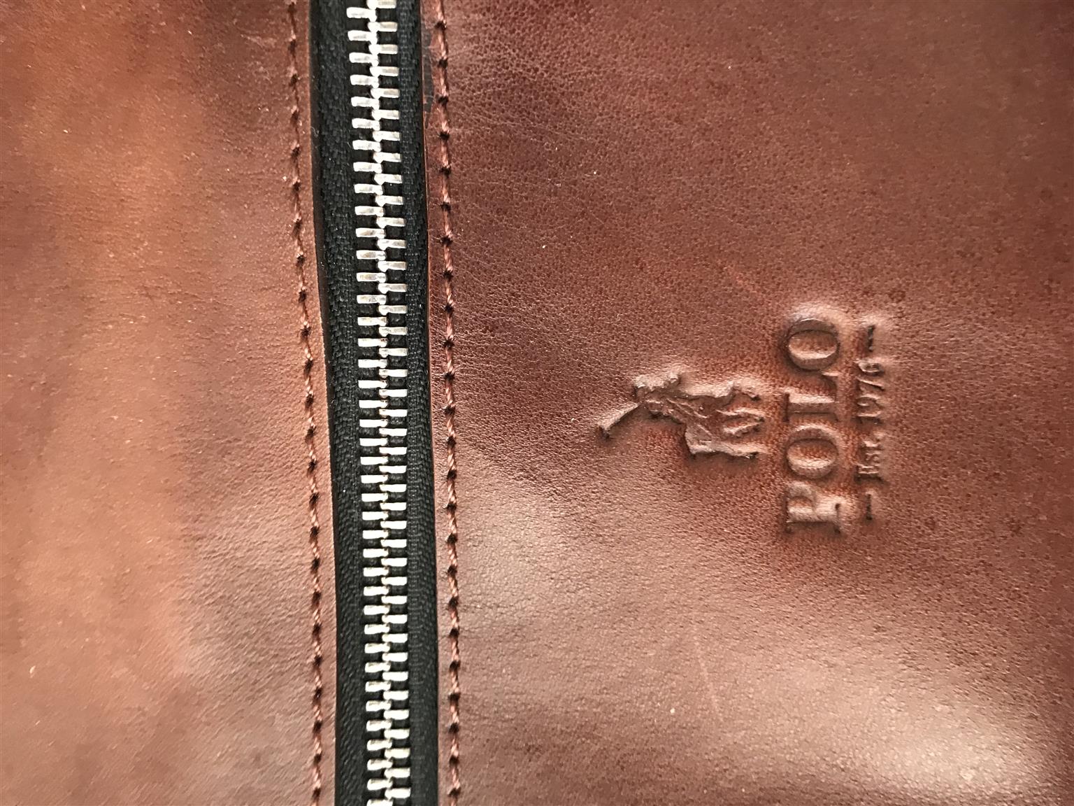 Polo Leather Duffel Bag