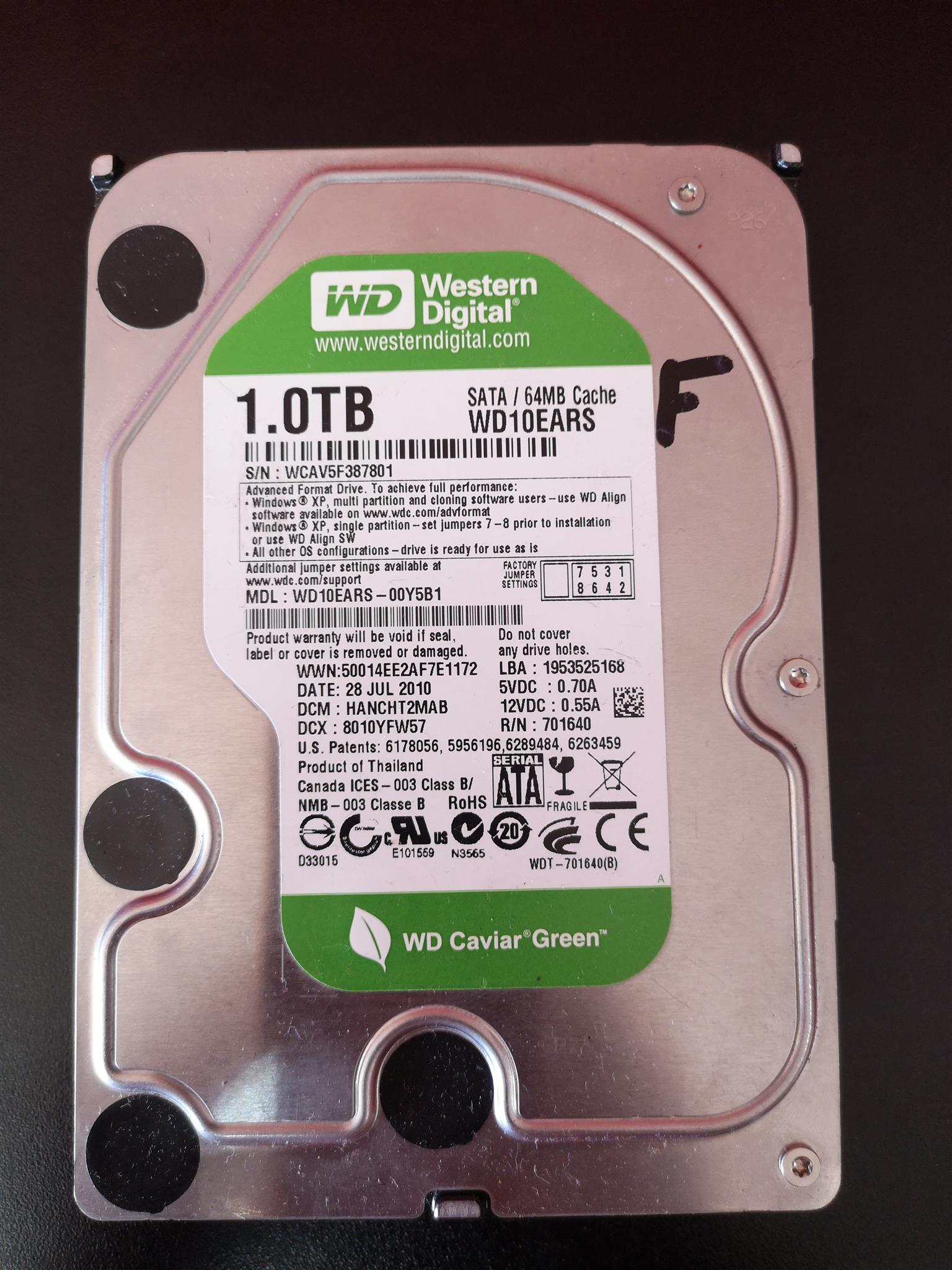 Hard Drives for Pc and laptops Various 
