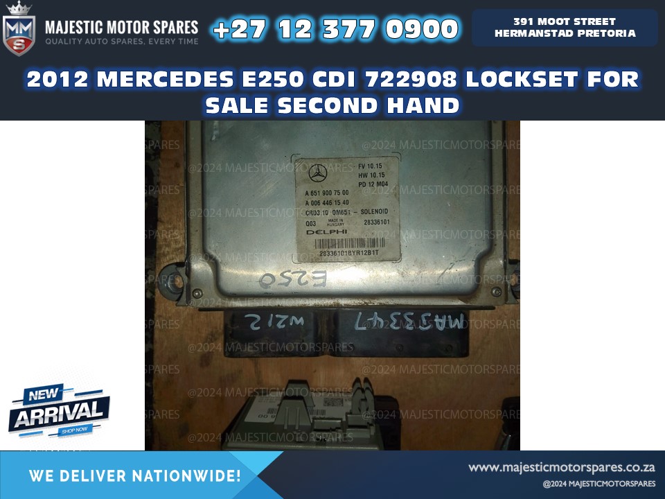 2012 mercedes e250 cdi 722908 lockset for sale second-hand - Private Seller 2012 mercedes e250 cdi 722908 lockset for sale second-hand - Private Seller