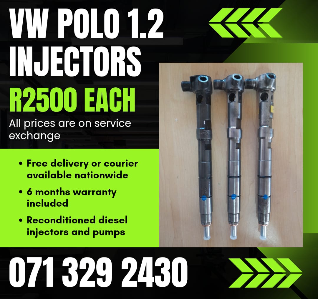 VW POLO 1.2 INJECTORS FOR SALE WITH WARRANTY INCLUDED - Private Seller VW POLO 1.2 INJECTORS FOR SALE WITH WARRANTY INCLUDED - Private Seller