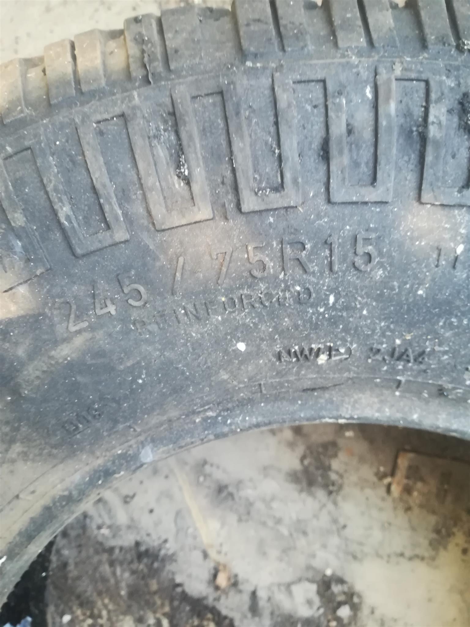 Wrangler tyres - Private Seller