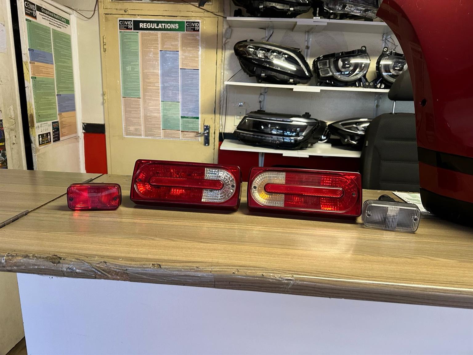 2018 MERCEDE-BENZ W463 G-WAGON SET OF TAILLIGHTS IN PRESTINE CONDITION FOR SALE - Private Seller 2018 MERCEDE-BENZ W463 G-WAGON SET OF TAILLIGHTS IN PRESTINE CONDITION FOR SALE - Private Seller