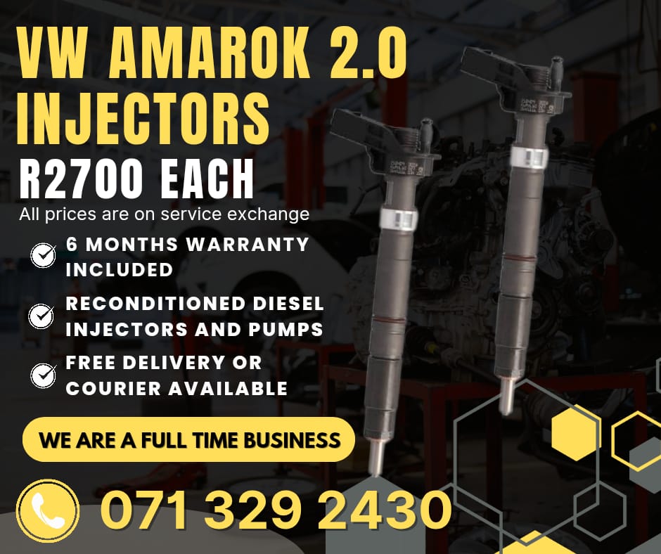 VW AMAROK 2.0 INJECTORS FOR SALE WITH WARRANTY - Private Seller VW AMAROK 2.0 INJECTORS FOR SALE WITH WARRANTY - Private Seller