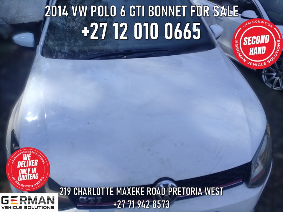 VW polo 6 gti bonnet 2014 for sale used - Private Seller
