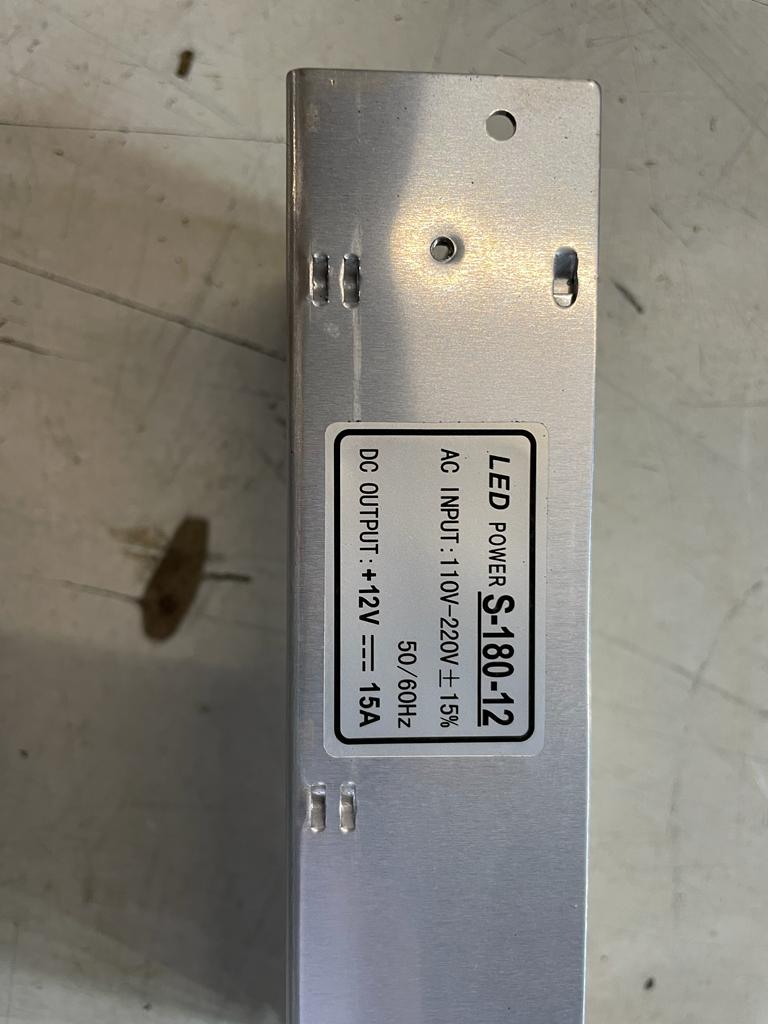 12 VOLT Power supplies 6.5, 15 & 20 Amp limmited stock left