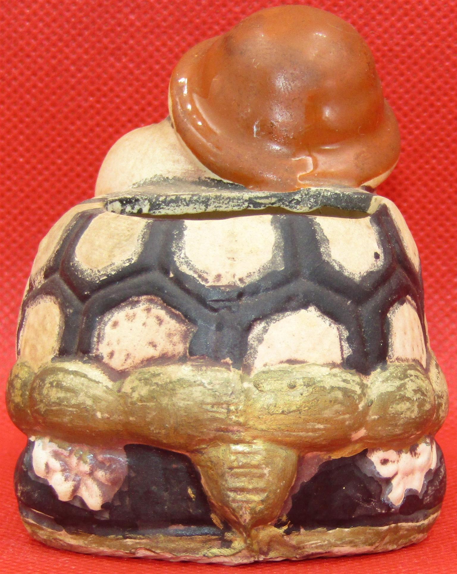 Vintage Ceramic Tortoise with Planter