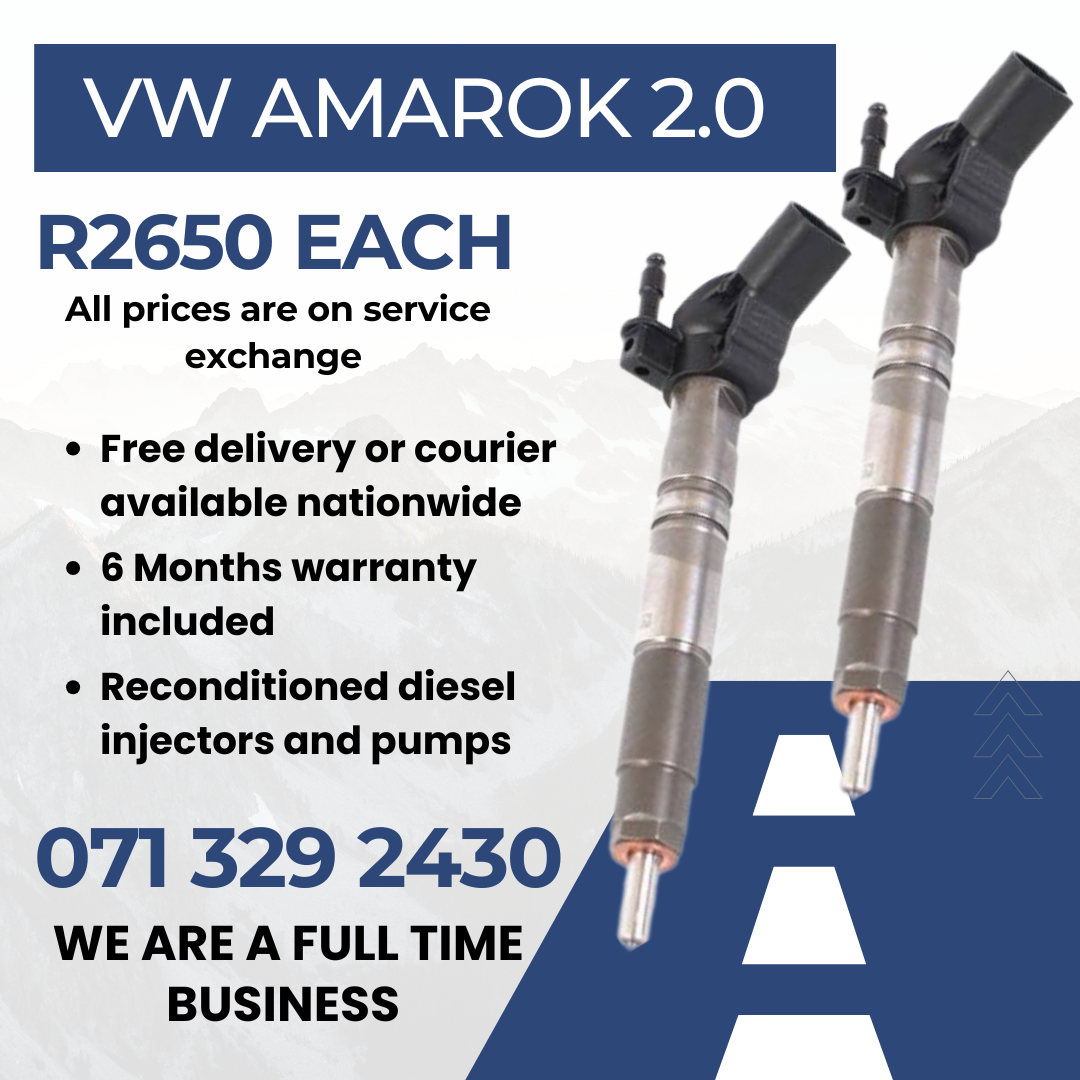 VW AMAROK 2.0 INJECTORS FOR SALE WITH WARRANTY - Private Seller VW AMAROK 2.0 INJECTORS FOR SALE WITH WARRANTY - Private Seller