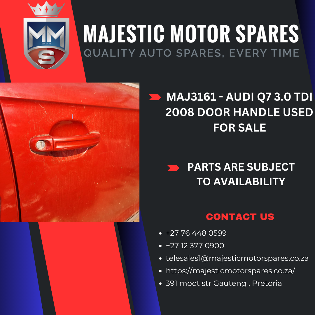 2008 Audi Q7 3.0 TDI Door handle Second Hand for sale - Private Seller 2008 Audi Q7 3.0 TDI Door handle Second Hand for sale - Private Seller