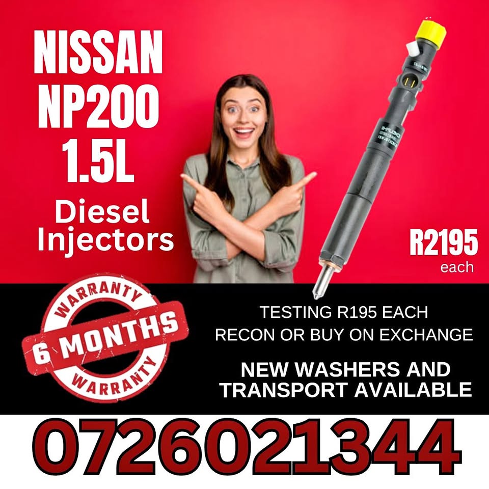 Nissan NP200 1.5L diesel injectors for sale - Private Seller Nissan NP200 1.5L diesel injectors for sale - Private Seller