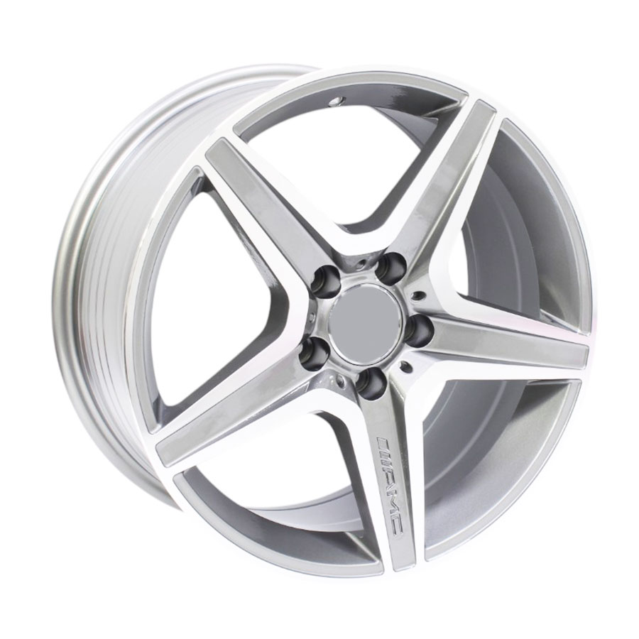 17″ GR4158 5/112 Gunmetal Machine Face Alloy Wheels