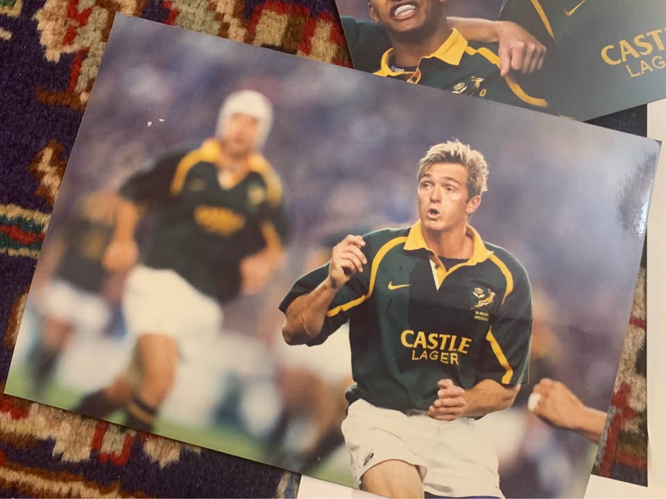 Rugbyfoto’s baie groot hoeveelheid van 1995 tot 2001 Name van rugbyspelers ingesluit.