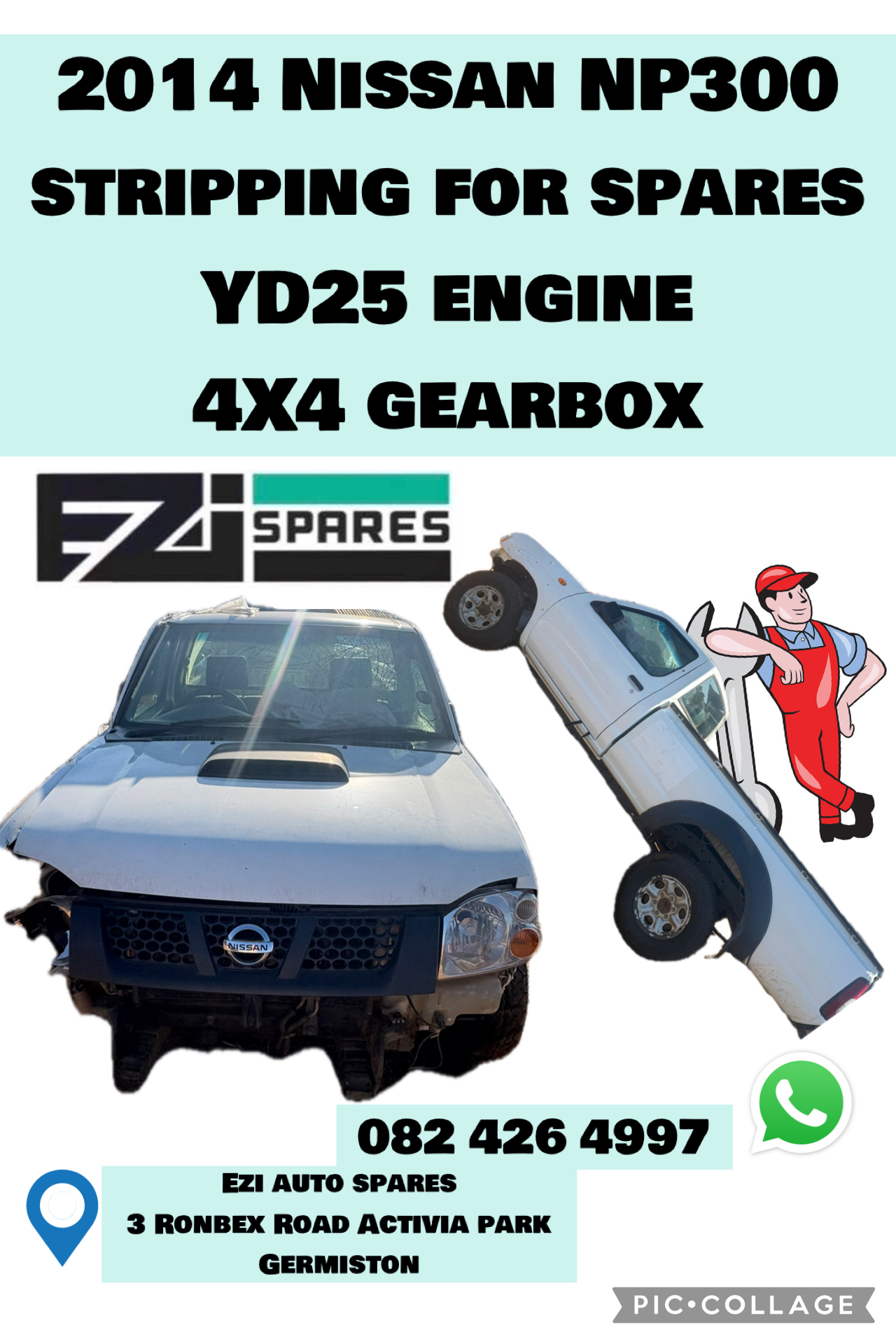 Nissan np300 hardbody breaking for parts