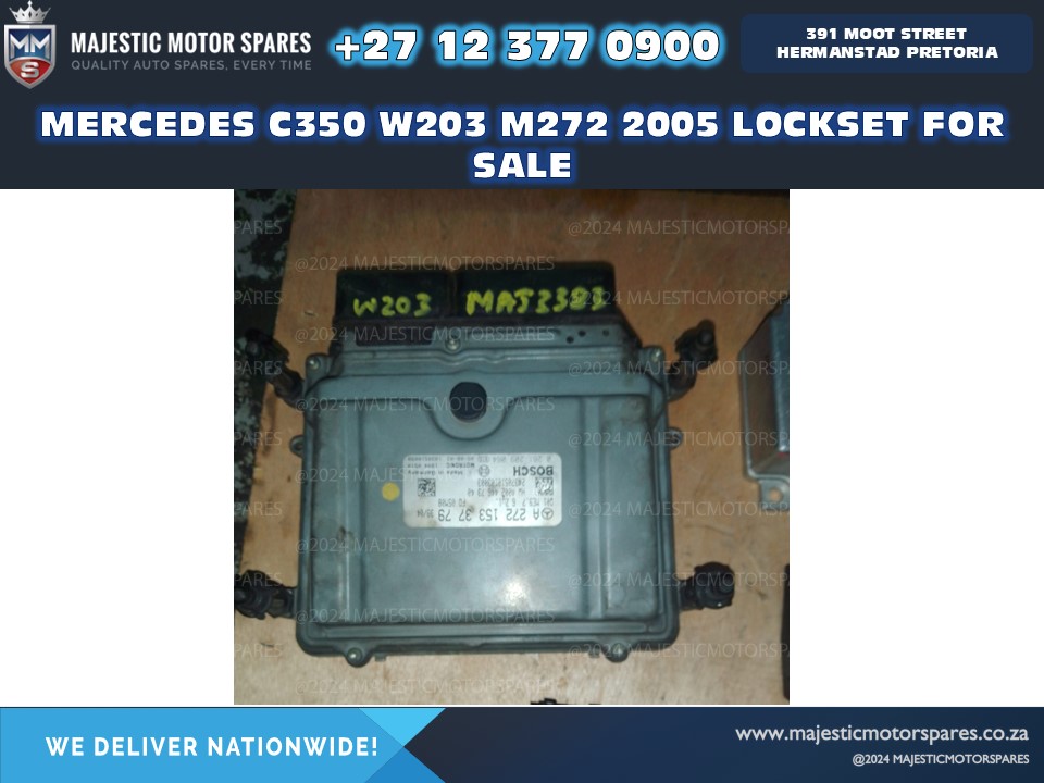 mercedes c350 w203 m272 2005 lockset for sale maj3383 - Private Seller mercedes c350 w203 m272 2005 lockset for sale maj3383 - Private Seller