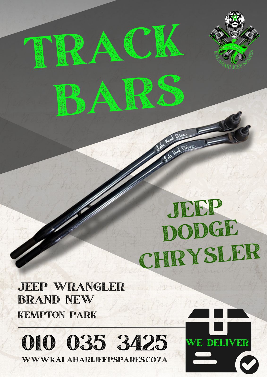 Jeep Wrangler New Track Bars | Jeep Suspension Spares - Private Seller Jeep Wrangler New Track Bars | Jeep Suspension Spares - Private Seller