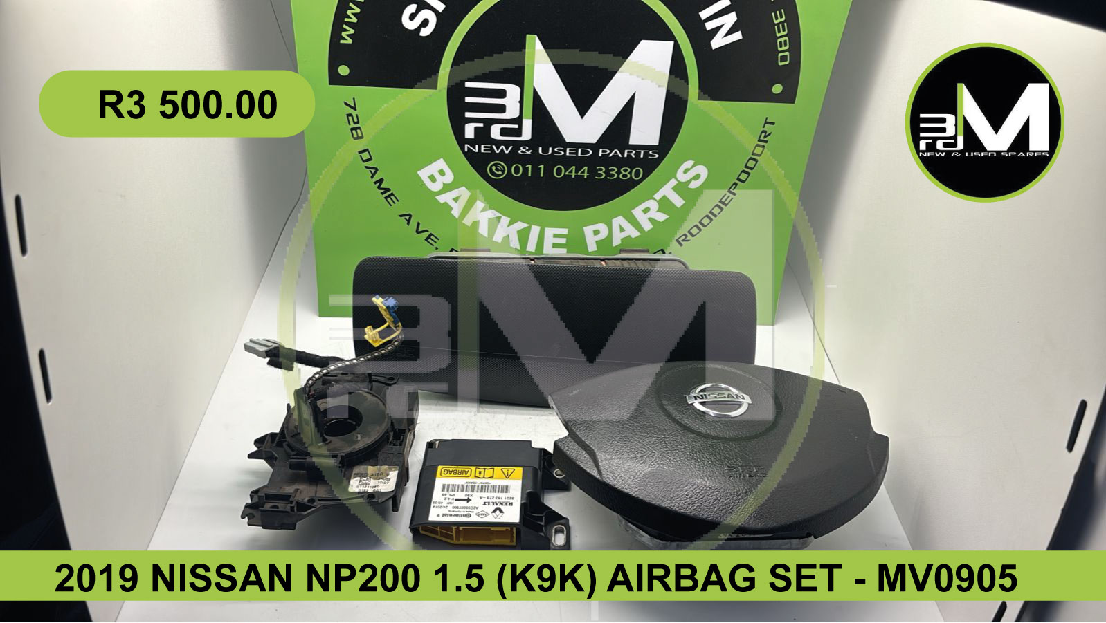 2019 NISSAN NP200 1.5 (K9K) AIR BAG SET - MV0904 - Private Seller 2019 NISSAN NP200 1.5 (K9K) AIR BAG SET - MV0904 - Private Seller