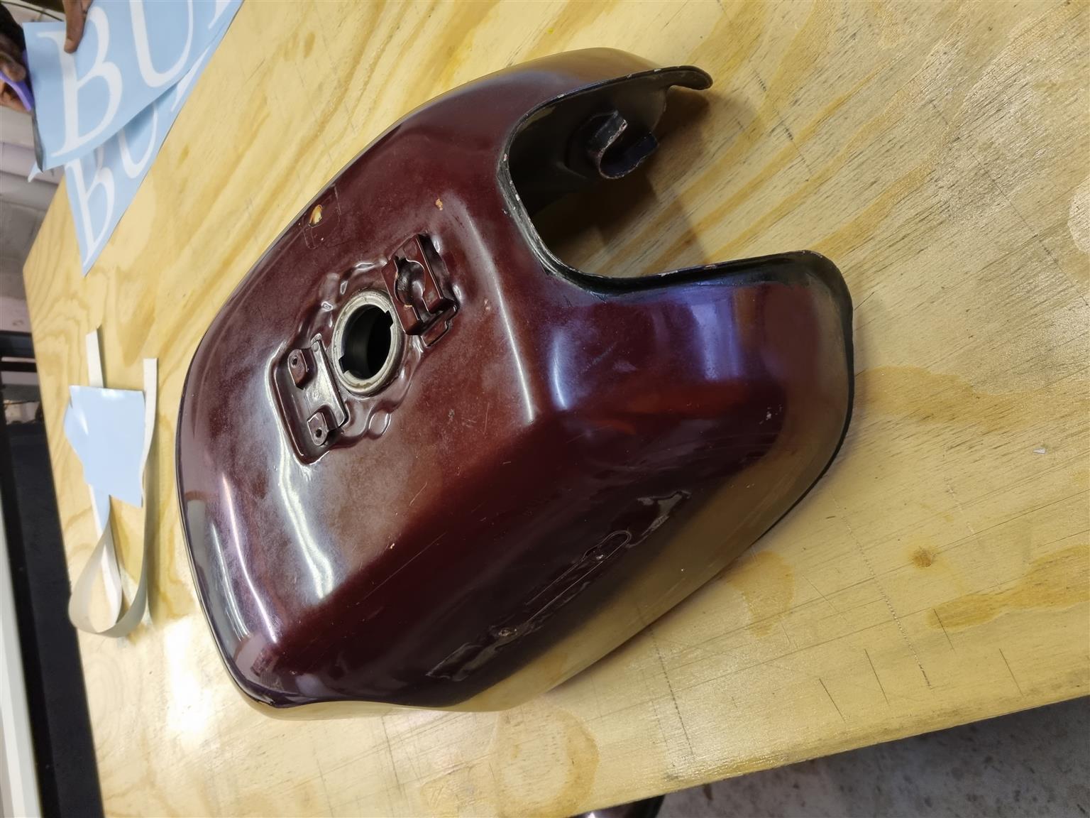 Honda CX500 fuel tank with badges Honda CX500 fuel tank with badges