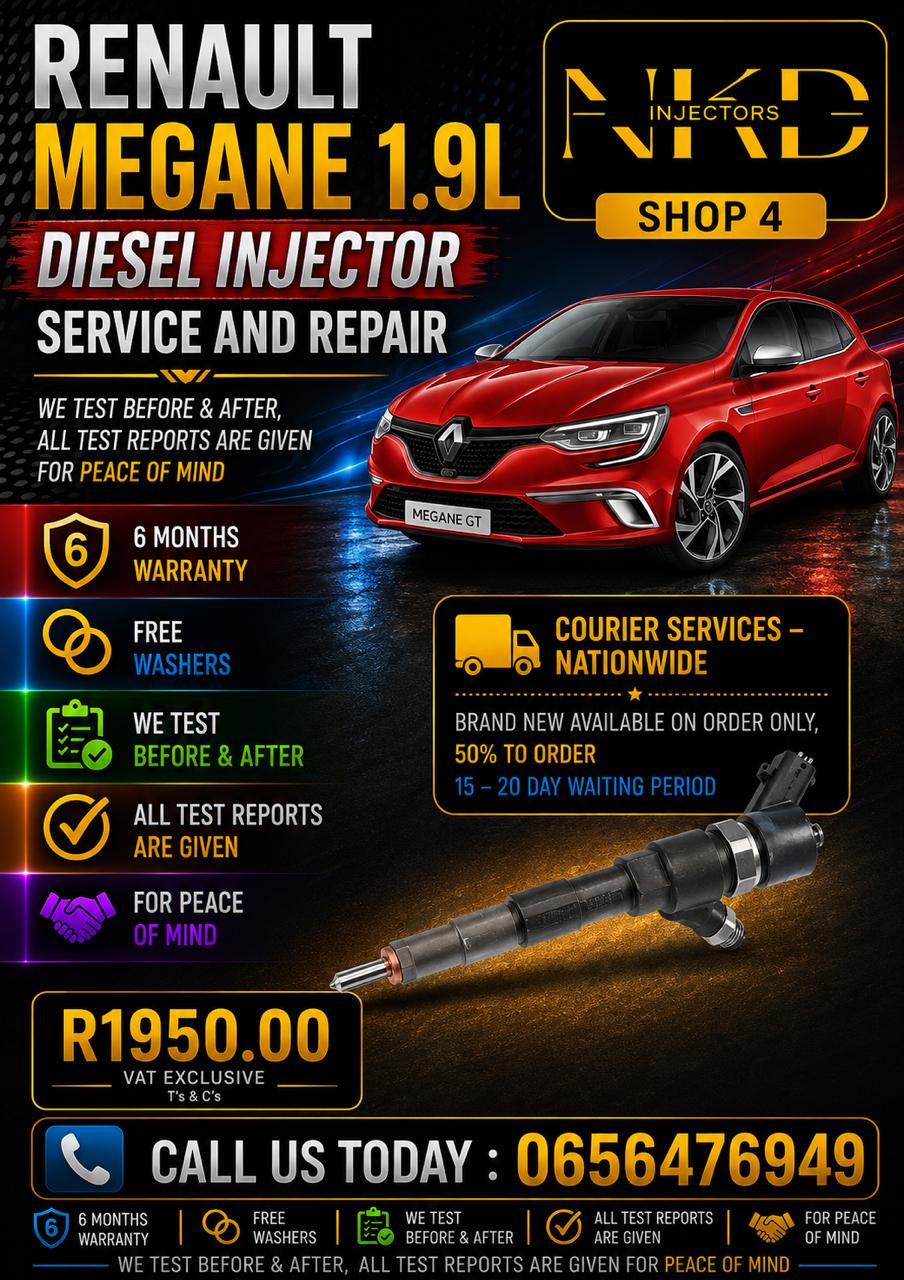 Renault_Megane_1.9L_Diesel_Injectors_On_Recon - Private Seller Renault_Megane_1.9L_Diesel_Injectors_On_Recon - Private Seller