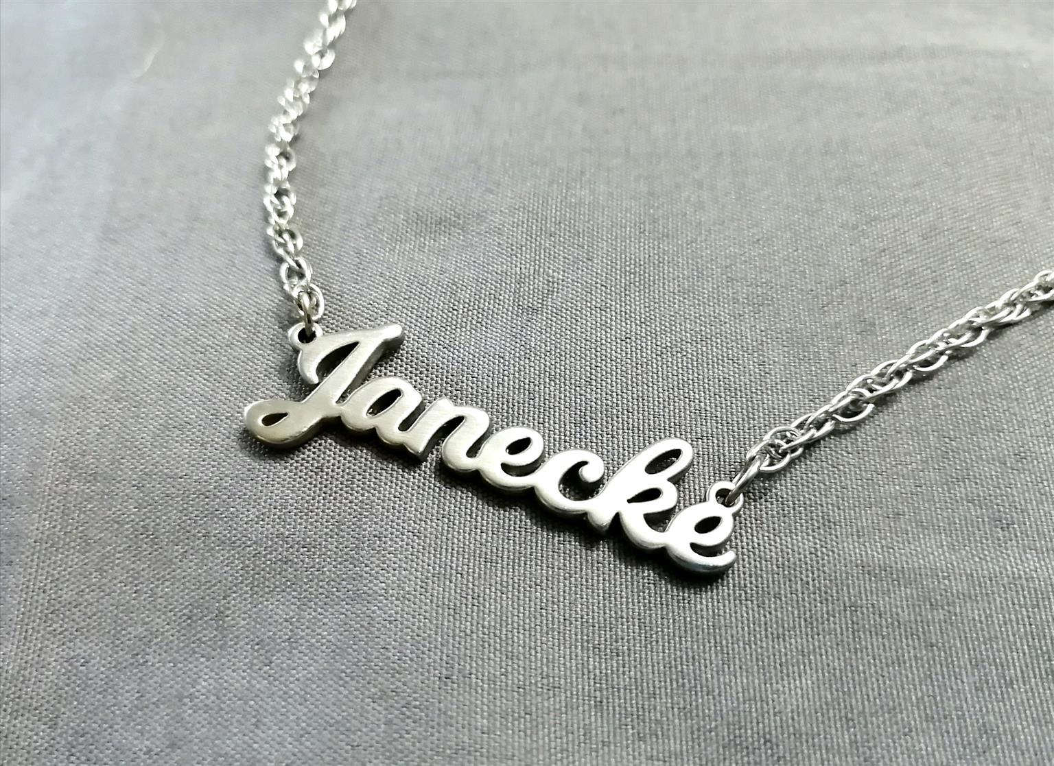 Name Cutout Necklaces