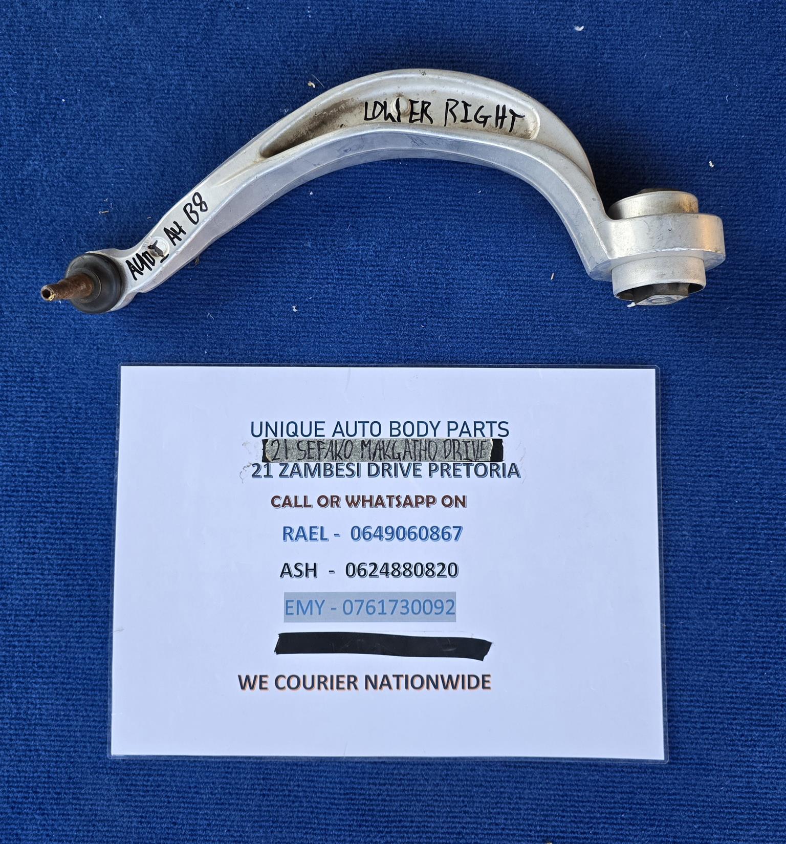 Audi A4 B8 Lower Right Control Arm (Original) Audi A4 B8 Lower Right Control Arm (Original)