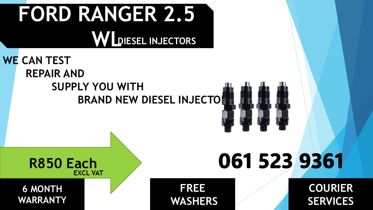 Diesel injectors for ford ranger 2.5 wl for sale - Private Seller Diesel injectors for ford ranger 2.5 wl for sale - Private Seller