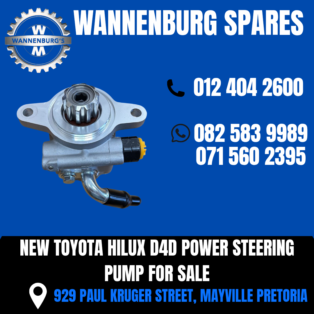 D4d Steering Rack New NEW TOYOTA HILUX D4D POWER STEERING PUMP for sale in Gauteng | Auto ...