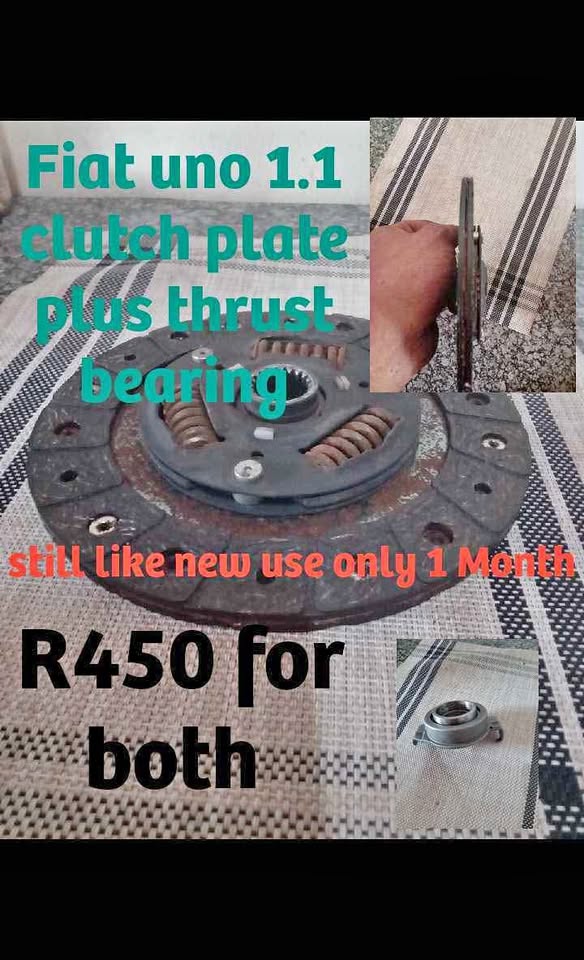 Fiat uno 1.1 clutch plate and thrush bearing - Private Seller Fiat uno 1.1 clutch plate and thrush bearing - Private Seller