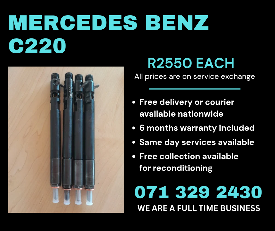 MERCEDES BENZ C220 INJECTORS FOR SALE WITH WARRANTY - Private Seller MERCEDES BENZ C220 INJECTORS FOR SALE WITH WARRANTY - Private Seller