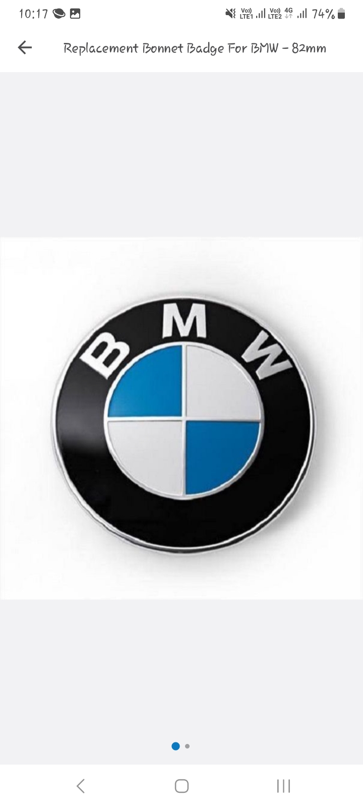 56mm Bmw Center Caps non (oem)