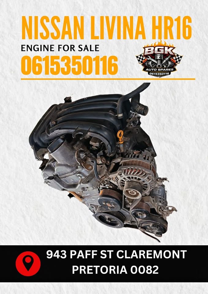 Nissan Livina HR16 engine for sale - Private Seller Nissan Livina HR16 engine for sale - Private Seller