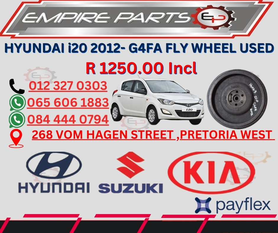 HYUNDAI i20 2012- G4FA FLY WHEEL USED - Private Seller