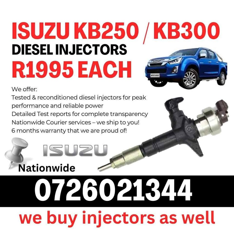Isuzu KB250 / KB300 diesel injectors for sale